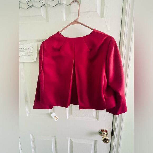 Talbots Blazer - size 10 Petite - blood red blazer - Office Wear - Polyester - Picture 8 of 8